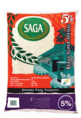 勝佳特选本地白米<br/> Saga Beras <br/>Super Spesial 5%<br/>5kg/ 10kg<br/>