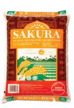 樱花喜马拉雅山米<br/> Sakura Beras Basmathi Kohinoor<br/>1kg / 10kg